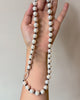 Pearl and Black Sapphire Necklace