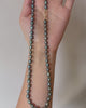 Black Pearl With Fisheye Closure Necklace handmade fine jewelry 1