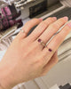 Rubellite Watermelon Tourmaline Petite Circle Diamond Ring