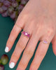 Pink_Sapphire_Contour_Ring_18K_gold_stackable_ring_on_model_video