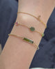 Tourmaline Cabochon Candy Bracelet