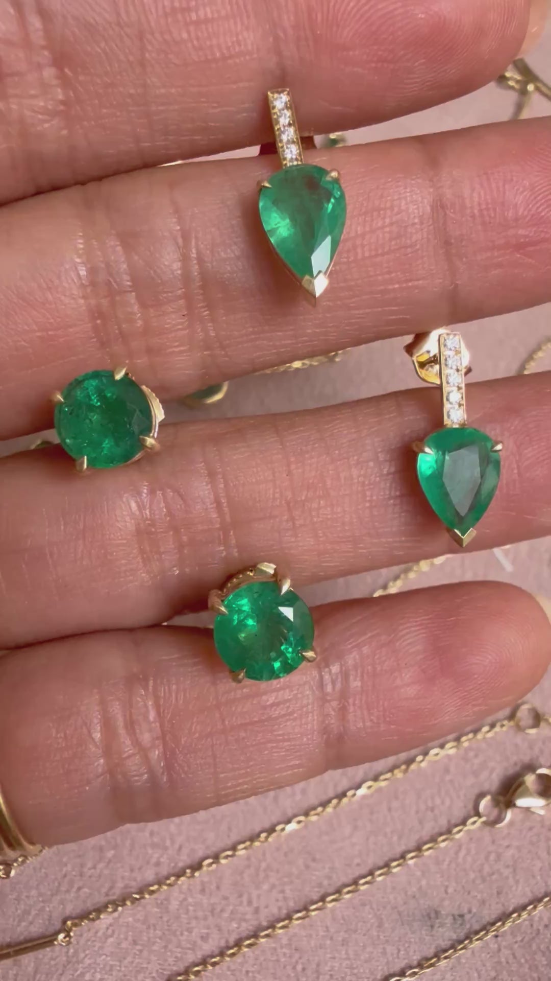 Emerald Supreme Studs