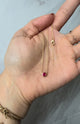 Ruby Petite Button Necklace