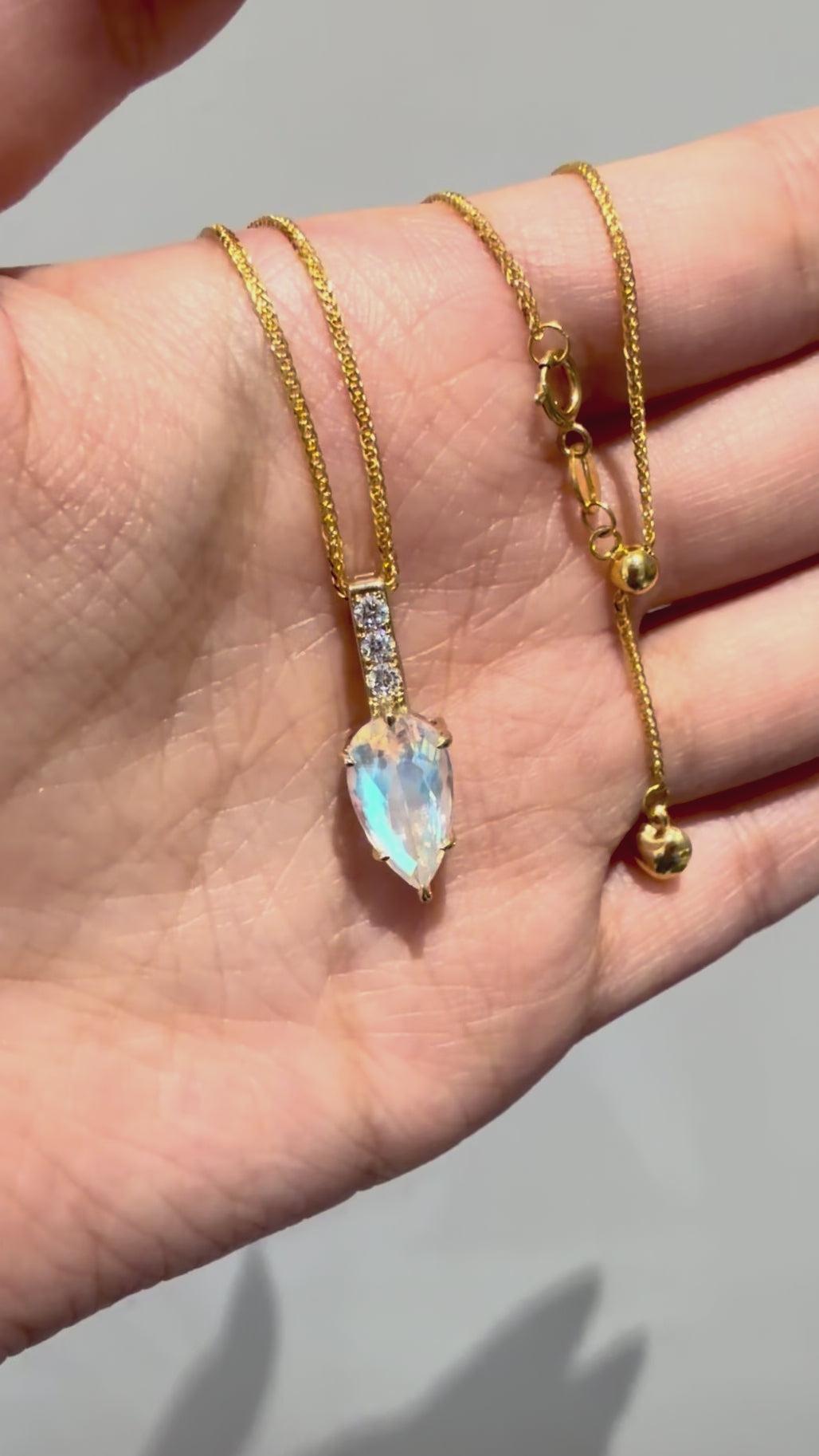 Rainbow_Moonstone_Diamond_Arrow_Pendant_Necklace_18K_gold_handmade_fine_jewelry_4