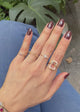 Pink Tourmaline Deco Aurora Ring