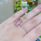 Morganite & Diamond Supreme Ring
