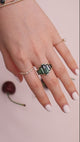 Ombre_Green_Tourmaline_Rhythm_Ring_18K_gold_engagement_ring_video