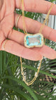 Aquamarine_Aurora_Supreme_Necklace_18K_gold_handmade_fine_jewelry_on_model_video