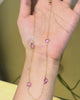 Pink Sapphire Contour Necklace