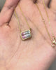 Watermelon Tourmaline Necklace 18K gold handmade fine jewelry 1