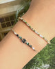 Grey Spinel, Lagoon Tourmaline & Diamond Compass Bangle