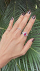 Siam Ruby & Diamond Apex Ring