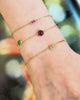 Tourmaline Cabochon Candy Bracelet
