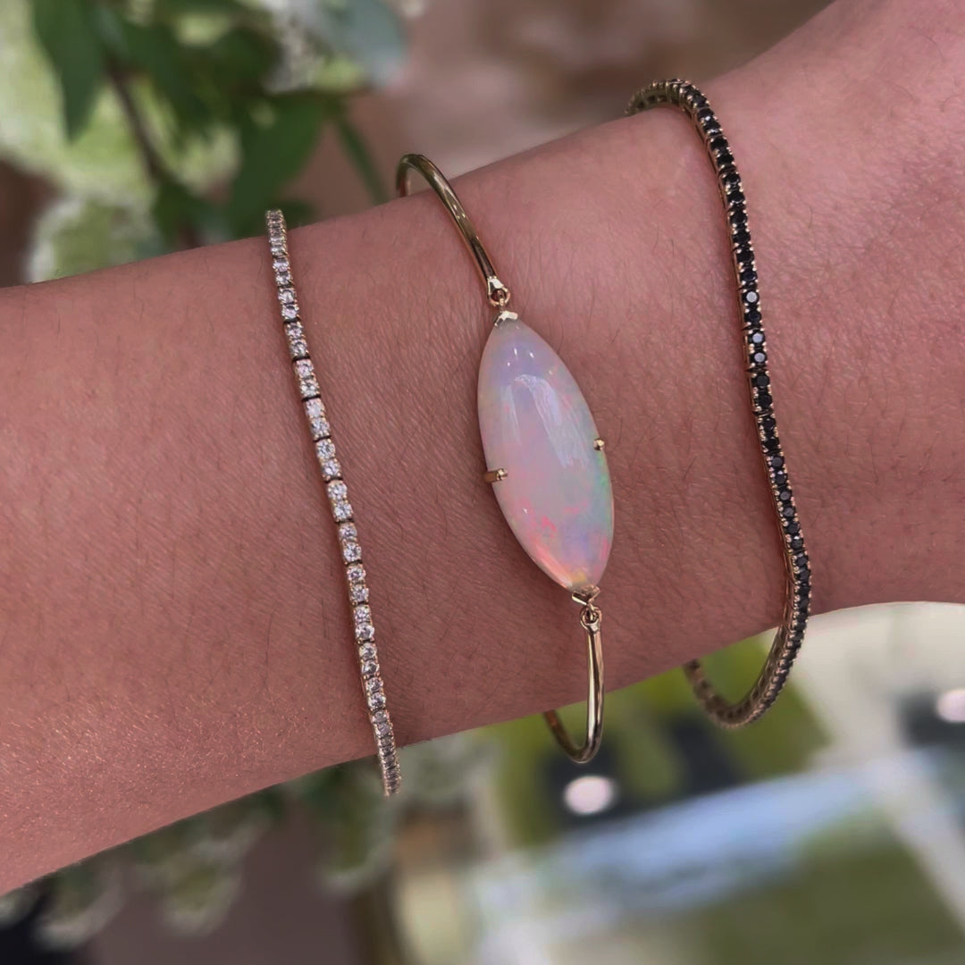 Opal Supreme Marquise Bangle – YI COLLECTION