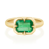 Brazilian Emerald Compass Ring