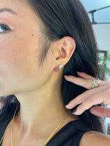 ruby_flower_earrings_side_view on model