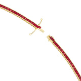 Ruby Tennis Necklace