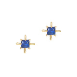 September Birthstone Sapphire Studs