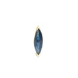 tourmaline stud 18k gold handmade fine jewelry