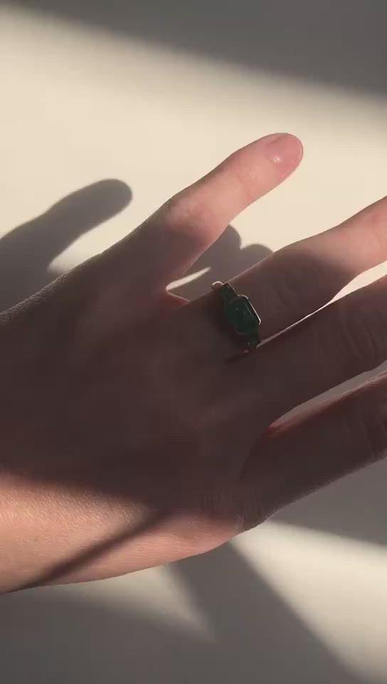 Five Emeralds Ring