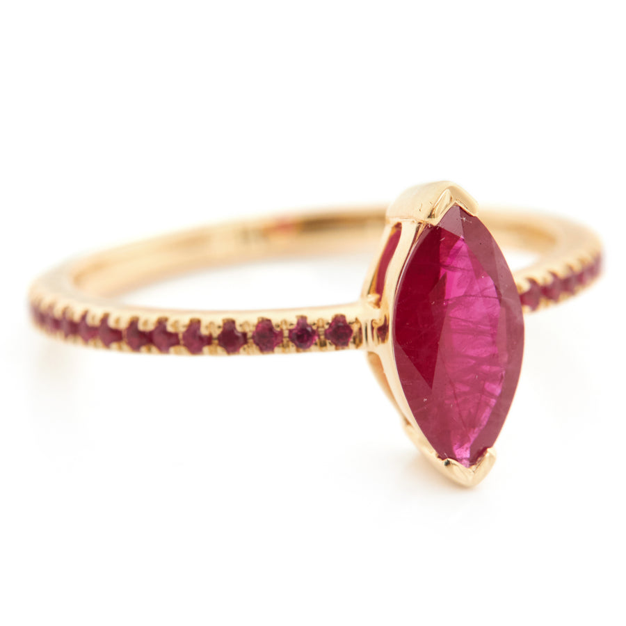 Ruby Marquise essentials Ring