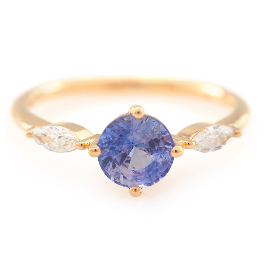 Cylon sapphire & Diamond dream weaver Ring
