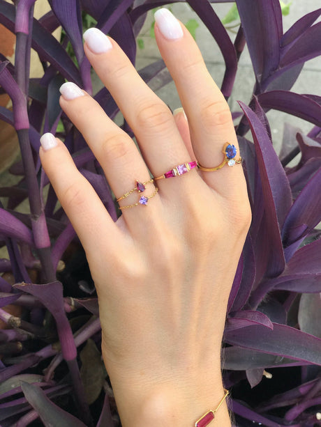 Pink Sapphire & Ruby Lacroix Ring