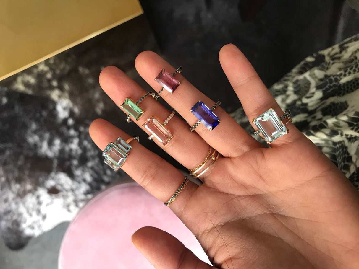 Morganite & Diamond Supreme Ring