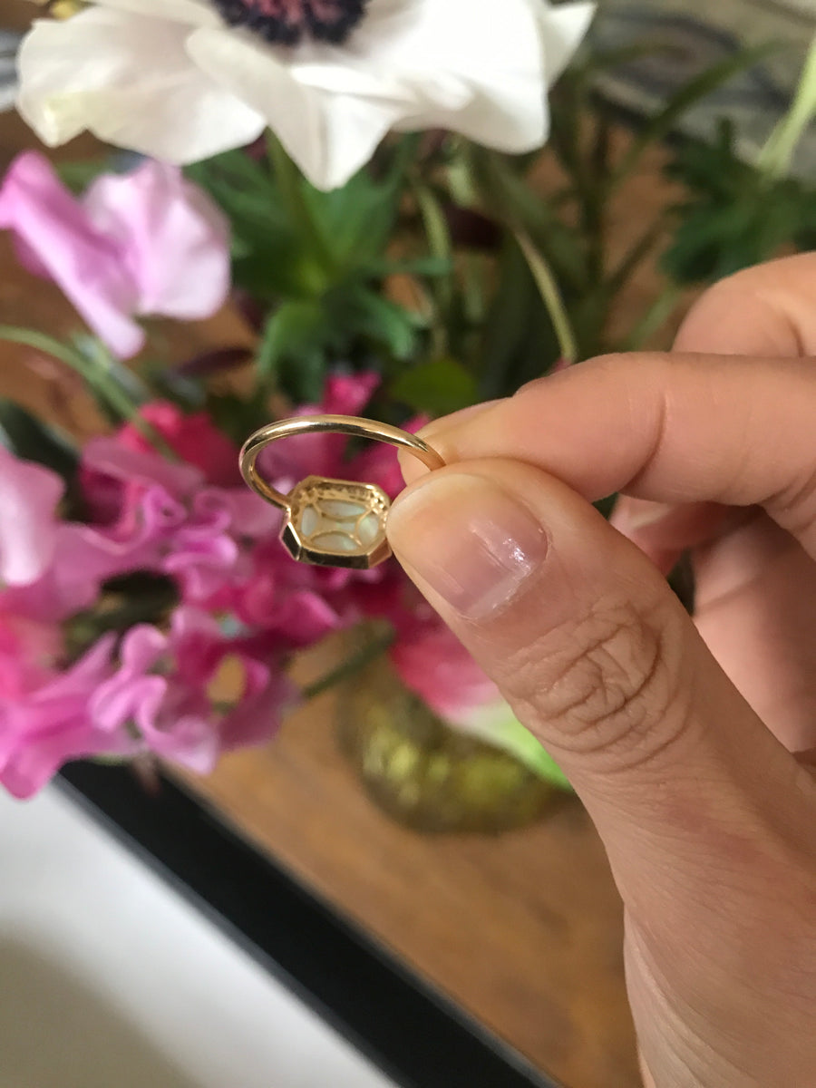 Opal & Diamond Mini Magic Ring