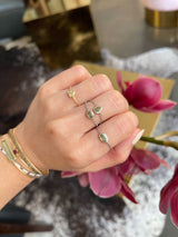 Unique colored Diamond Supreme Chain Ring