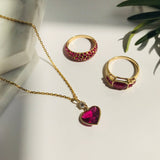 Ruby Pomegranate Ring