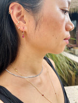 Gemstone Hoop Charms